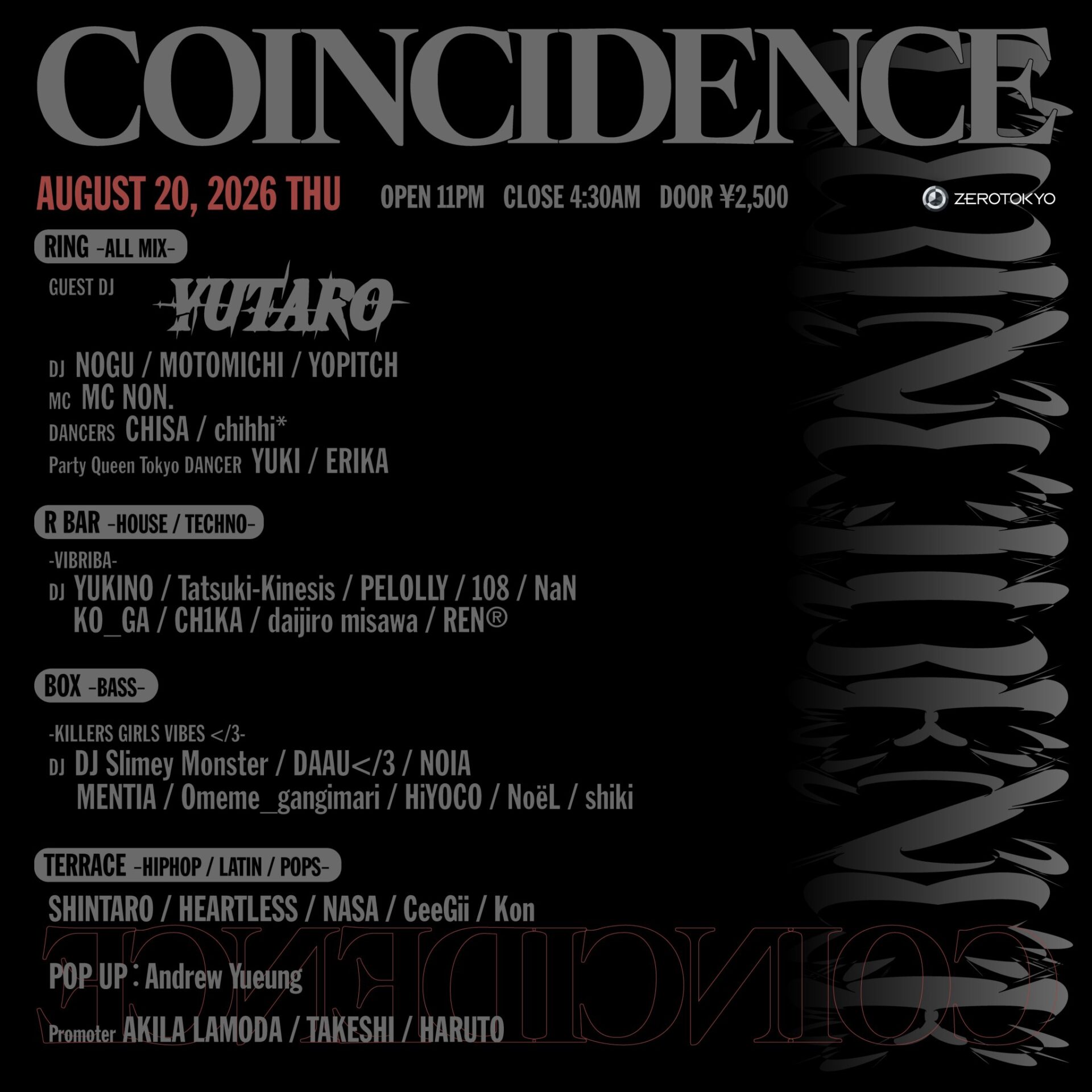 Coincidence flyer
