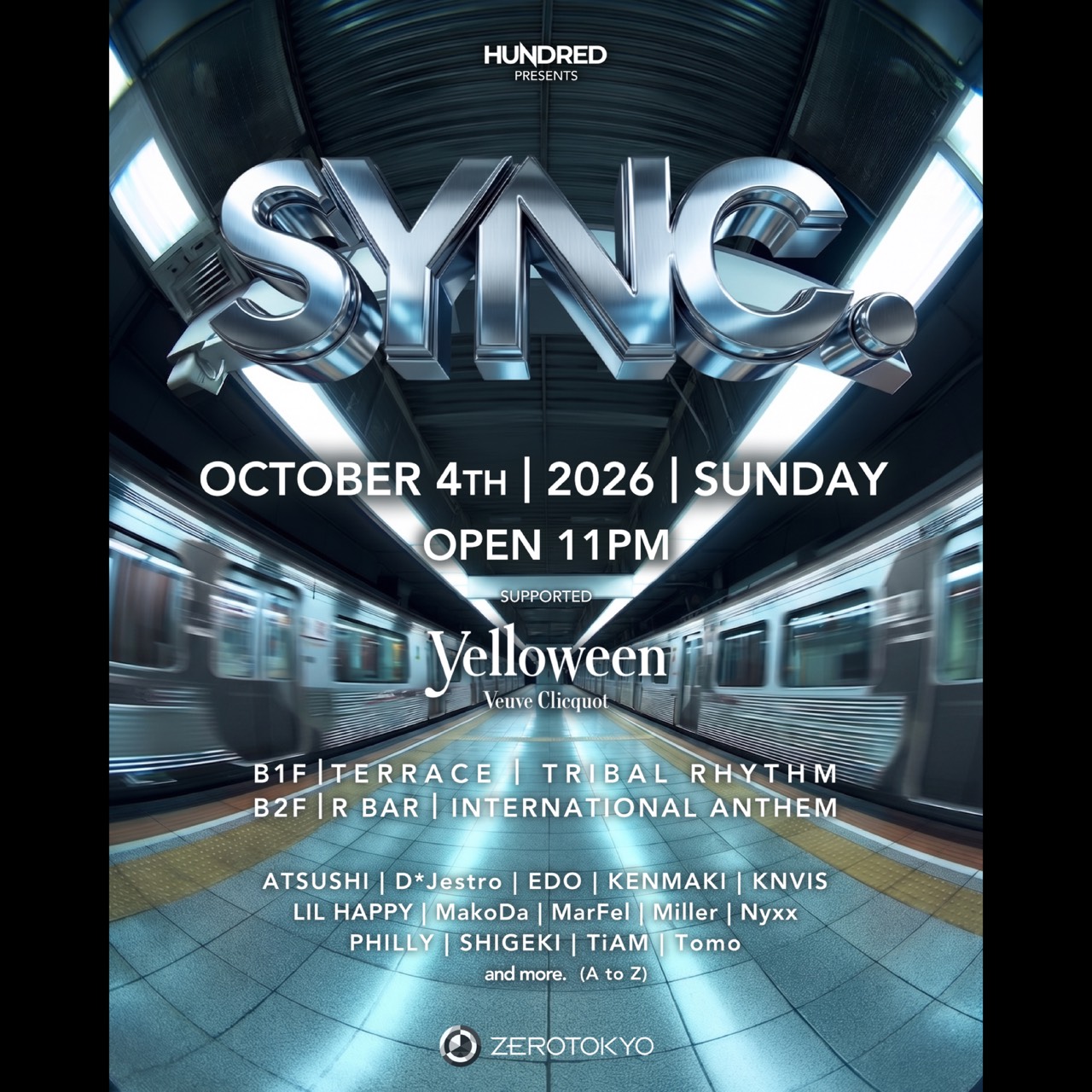 SYNC.｜ZEROTOKYOのフライヤー